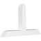 Ekena Millwork Portland Architectural Grade PVC Gable Bracket, 60"W x 35"H x 6"D x 6"F, 14/12 Pitch GBP060X35X0606POR00 - alternate 1
